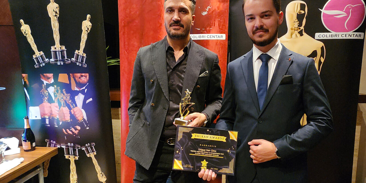 Najbolja regionalna klinika Balkan Awards 2025: Unique Hair Clinic